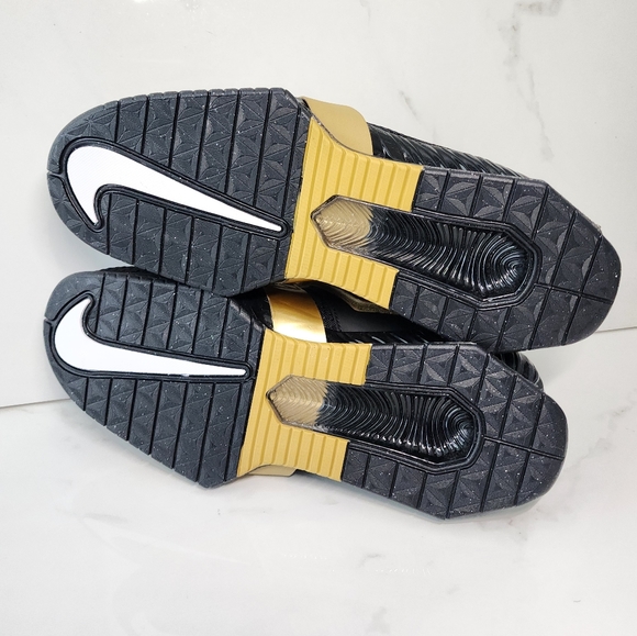 Nike Romaleos 4 Weightlifting Shoes , Powerlifting Sneakers Black Metallic-GOLD main image 11